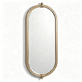 Miroir rectangulaire doré 80 x 30 x 2cm pour décoration intérieure